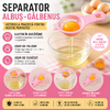 Separator pentru oua, Aparat de separat Albusul de Galbenus usor si eficient, Roz