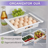 Cutie organizator pentru 12 oua, sistem prindere pe etajera