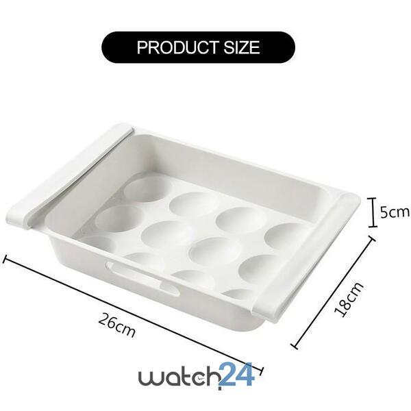 SMARTECH Cutie organizator pentru 12 oua, sistem prindere pe etajera