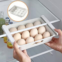 Cutie organizator pentru 12 oua, sistem prindere pe etajera