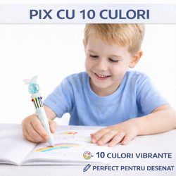 Pix cu 10 butoane pentru schimbarea culorilor, Alb