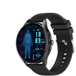 SmartWatch cu senzor Glucometru, EKG, Variabilitatea Ritmului Cardiac, Tensiune arteriala, Nivel Oxigen, Apel Bluetooth, Nivel stres, Ciclu menstrual, Afisare vreme, Calculator S672