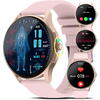 SmartWatch cu EKG, Variabilitatea Ritmului Cardiac, Tensiune arteriala, Nivel Oxigen, Apel Bluetooth, Nivel stres, Ciclu menstrual, Afisare vreme, Calculator S673