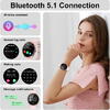 SmartWatch cu EKG, Variabilitatea Ritmului Cardiac, Tensiune arteriala, Nivel Oxigen, Apel Bluetooth, Nivel stres, Ciclu menstrual, Afisare vreme, Calculator S673