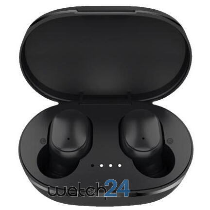 Casti Audio In-ear A6S TWS, earbuds, wireless, bluetooth 5.0, Stereo cu Functie apelare, Control muzica, Cutie incarcare inclusa, Android/ iOS, Negru
