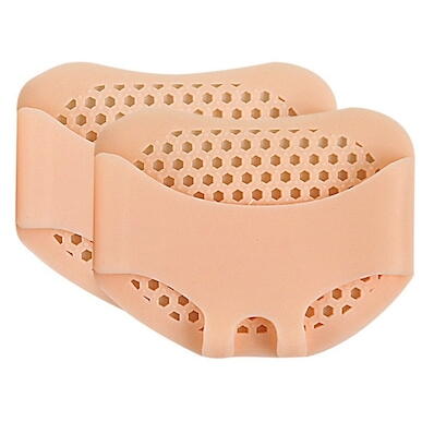 Branturi Pentru Metatarsiene, Separator Corectie Pozitie Degete Picior, Respirabil, Reutilizabil, Impotriva alunecarii, Reducerea socurilor, Silicon, Culoarea pielii