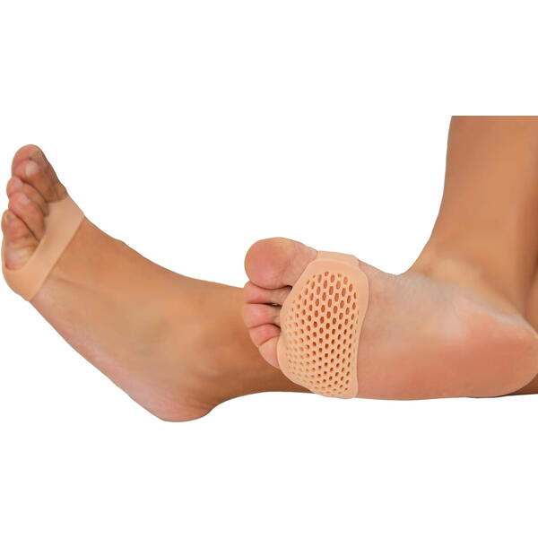 Branturi Pentru Metatarsiene, Separator Corectie Pozitie Degete Picior, Respirabil, Reutilizabil, Impotriva alunecarii, Reducerea socurilor, Silicon, Culoarea pielii