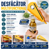 Desfacator multifunctional pentru conserve/sticle/borcane, ABS/Cauciuc, Galben