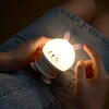 Lampa de noapte, de veghe, pentru copii sau bebelusi, Portabila, Baterie Reincarcabila  300mAh, Rose