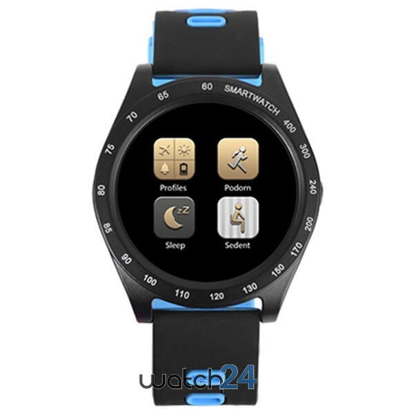 SmartWatch cu slot SIM, Camera, Bluetooth, Agenda Telefonica, Albastru