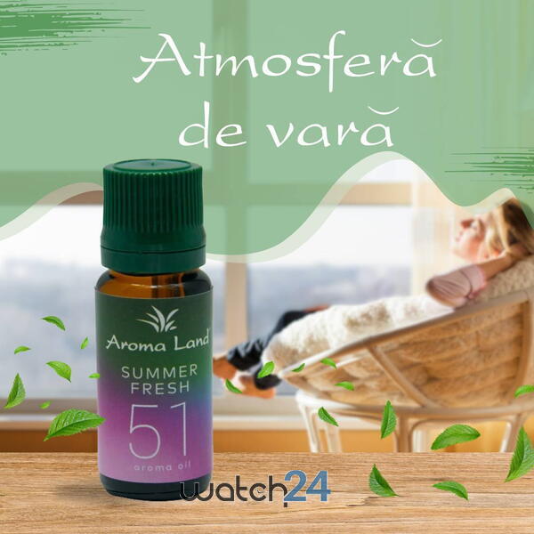 AROMALAND Ulei aromaterapie Summer Fresh, Aroma Land, 10 ml
