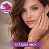 Bratara Inox Leafs, Auriu