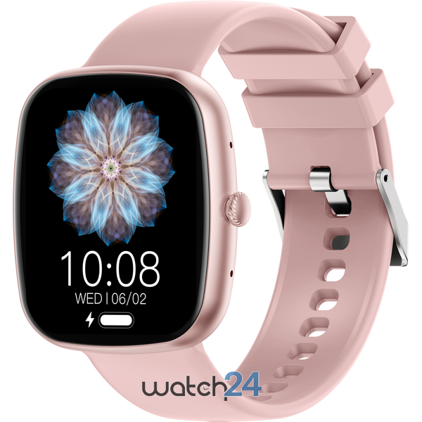 SmartWatch cu 3 Curele: Gri, Rose, Negru, Calculator, Moduri Sport, Calorii, Apel Bluetooth, Alarma, Ciclu Menstrual, Monitorzare Ritm Cardiac, Nivel Oxigen, Tensiune Arteriala S715