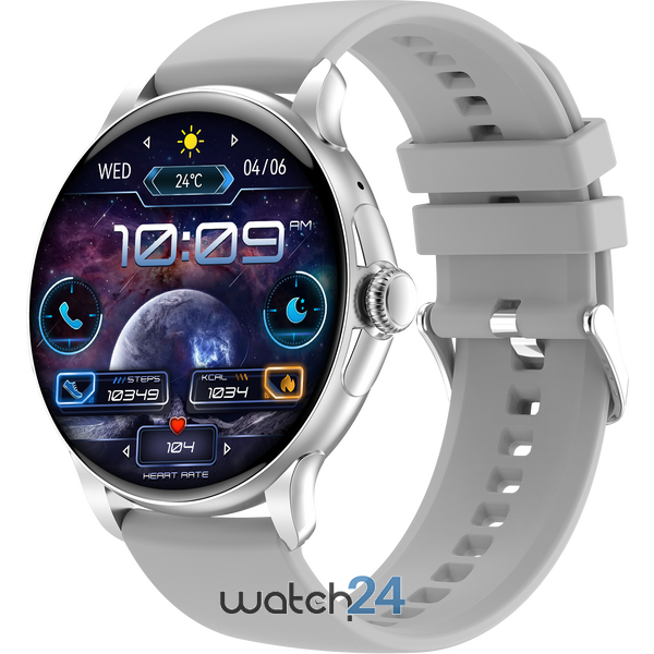 SmartWatch cu Apel Bluetooth, Meniu RO, Moduri Sport, Calorii, Distanta, Pasi, Ritm Cardiac, Nivel Oxigen, Tensiune Arteriala, Alarma, Calculator S717