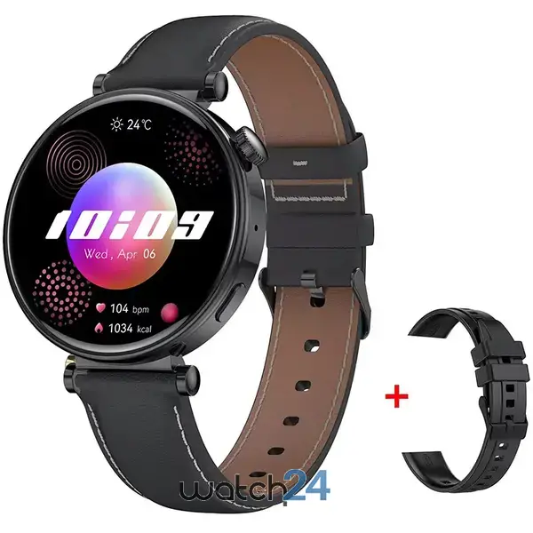 SmartWatch cu 2 Curele, Apel Bluetooth, Monitorizare Somn, Calorii, Moduri Sport, Ciclu Menstrual, Distanta Parcursa, Ritm Cardiac, Nivel Oxigen, Tensiune Arteriala, Numar SOS, Calculator S721