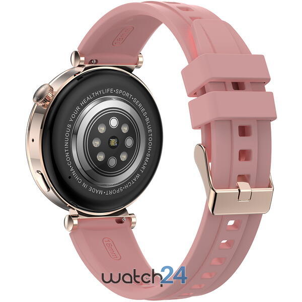 SmartWatch cu 2 Curele, Apel Bluetooth, Monitorizare Somn, Calorii, Moduri Sport, Ciclu Menstrual, Distanta Parcursa, Ritm Cardiac, Nivel Oxigen, Tensiune Arteriala, Numar SOS, Calculator S722