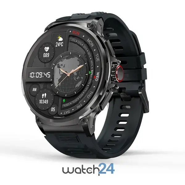 SmartWatch cu Apel Bluetooth, Ritm Cardiac, Oxigen din sange, Tensiune arteriala, Monitorizare Somn, Nivel de Stres, Calorii,  Vreme, Calculator S723