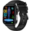 SmartWatch cu Apel Bluetooth, Glucometru, Analiza Impedantei Bioelectrice, EKG, HRV, Temperatura Corporala, Ritm Cardiac, Nivel Oxigen, Tensiune Arteriala S725