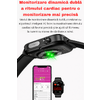 SmartWatch cu Apel Bluetooth, Glucometru, Analiza Impedantei Bioelectrice, EKG, HRV, Temperatura Corporala, Ritm Cardiac, Nivel Oxigen, Tensiune Arteriala S725
