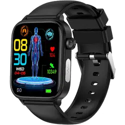 SmartWatch cu Apel Bluetooth, Glucometru, Analiza Impedantei Bioelectrice, EKG, HRV, Temperatura Corporala, Ritm Cardiac, Nivel Oxigen, Tensiune Arteriala S725