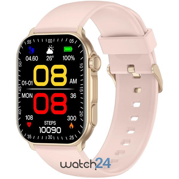 SmartWatch cu Apel Bluetooth, Primire/Apelare Apeluri, Asistent Vocal, Nivel Stres, Moduri Sport, Calorii, Distanta, Calculator, Ritm Cardiac, Nivel Oxigen, Tensiune Arteriala, Vreme S731