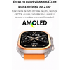 SmartWatch cu Apel Bluetooth, Meniu RO, Moduri Sport, Calorii, Distanta, Pasi, Ritm Cardiac, Nivel Oxigen, Tensiune Arteriala, Alarma, Calculator, Calendar S739