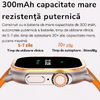 SmartWatch cu Apel Bluetooth, Meniu RO, Moduri Sport, Calorii, Distanta, Pasi, Ritm Cardiac, Nivel Oxigen, Tensiune Arteriala, Alarma, Calculator, Calendar S739