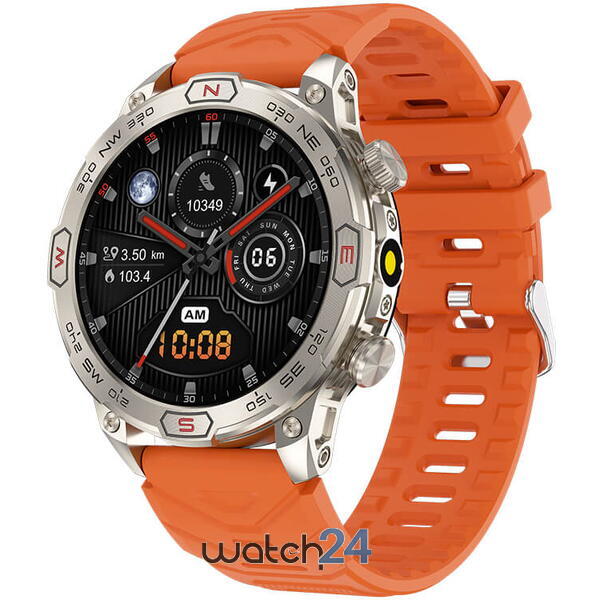 SmartWatch cu Apel Bluetooth, Primire/Efectuare Apeluri, Barometru, Busola, Altimetru, Moduri Sport, Distanta, Calorii, Ritm Cardiac, Nivel Oxigen, Tensiune Arteriala, Vreme S744