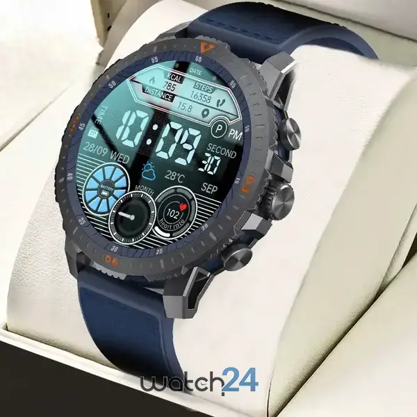 SmartWatch cu Apel Bluetooth, 3 Curele, Primire/Efectuare Apeluri, Monitorizare Somn, Afisaj Vreme, Alarma, Agenda, Ritm Cardiac, Nivel Oxigen, Calorii, Moduri Sport S755