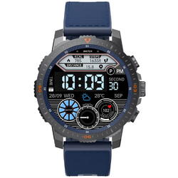 SmartWatch cu Apel Bluetooth, 3 Curele, Primire/Efectuare Apeluri, Monitorizare Somn, Afisaj Vreme, Alarma, Agenda, Ritm Cardiac, Nivel Oxigen, Calorii, Moduri Sport S755