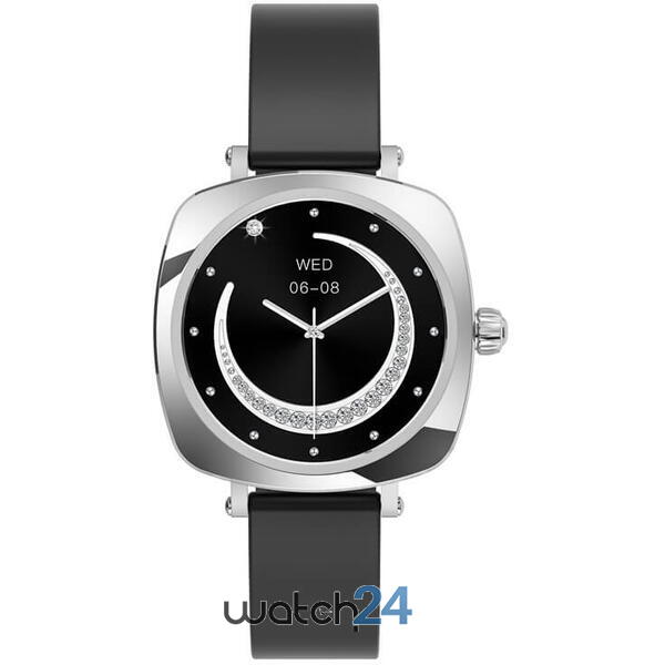 SmartWatch cu apel Bluetooth, Primire/Efectuare Apeluri, Monitorizare Somn, Nivel Stres, Vreme, Asistent Vocal, Ciclu Menstrual, Calculator, Jocuri, Ritm Cardiac, Nivel Oxigen, Tensiune Arteriala S757