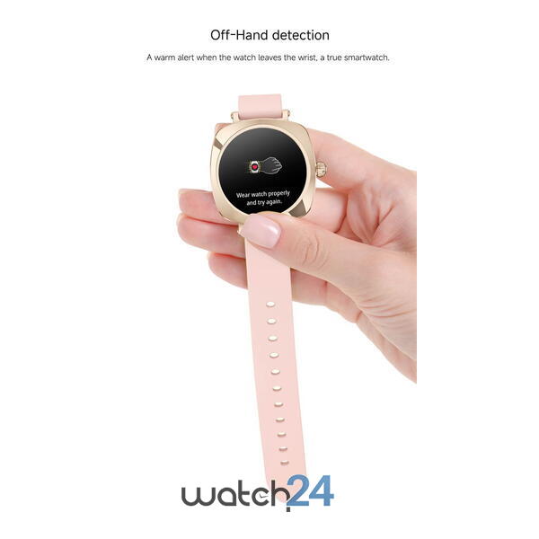 SmartWatch cu apel Bluetooth, Primire/Efectuare Apeluri, Monitorizare Somn, Nivel Stres, Vreme, Asistent Vocal, Ciclu Menstrual, Calculator, Jocuri, Ritm Cardiac, Nivel Oxigen, Tensiune Arteriala S758