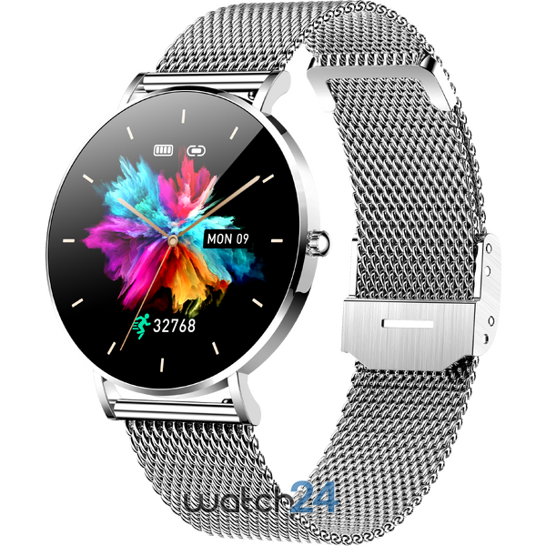 SmartWatch cu Meniu RO, Moduri Sport, Calorii, Calendar Menstrual, Afisaj Vreme, Calculator, Jocuri, Nivel de Stres, Ritm Cardiac, Nivel Oxigen, Tensiune Arteriala S761