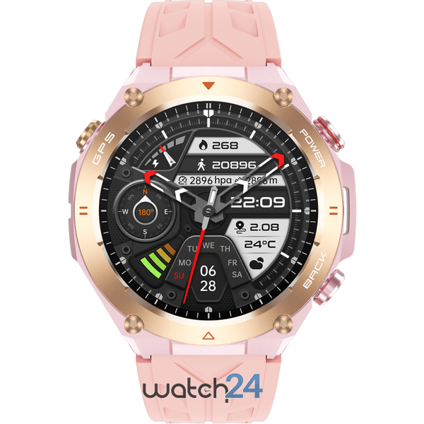 SmartWatch cu Apel Bluetooth, Primire/Efectuare Apeluri, GPS, Barometru, Busola, Altimetru, Monitorizare Somn, Calculator, Moduri Sport, Distanta, Calorii, Ritm Cardiac, Nivel Oxigen, Tensiune Arteriala, Vreme S767