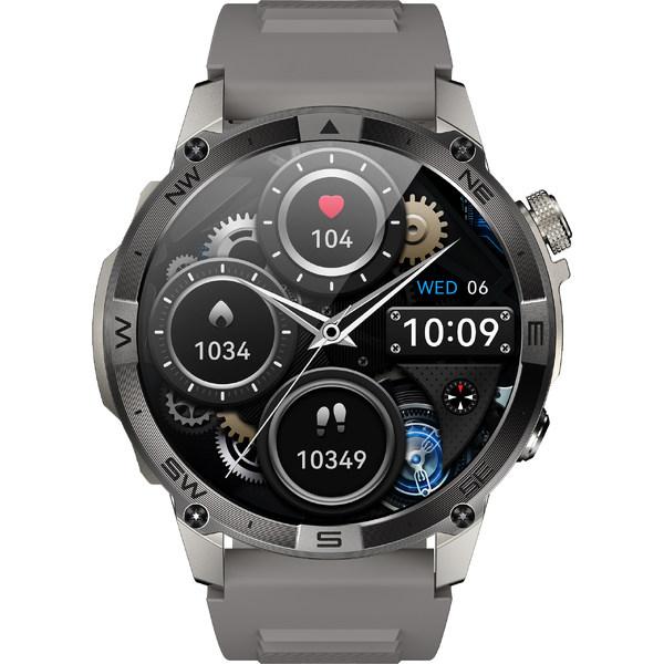 SmartWatch cu Barometru, Altimetru, Busola, GPS, Apel Bluetooth, Numar SOS, Lanterna, Vreme, Baterie 530mAh, Display 1.43 Amoled HD S768