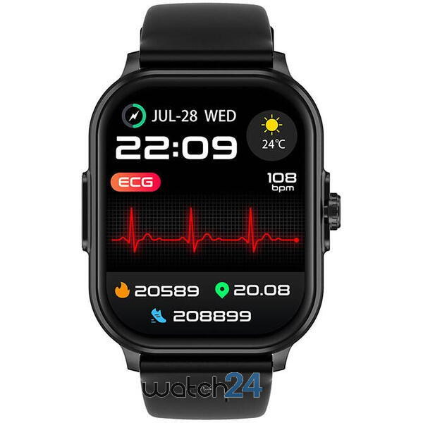 SmartWatch cu Apel Bluetooth, Glucometru, EKG, HRV, Nivel Stres, Calculator, Ritm Cardiac, Nivel Oxigen, Tensiune Arteriala S771