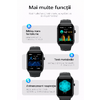 SmartWatch cu Apel Bluetooth, Senzor Glucometru, Analiza Impedantei Bioelectrice, EKG, HRV, Nivel Radiatii,  Temperatura Corporala, Ritm Cardiac, Nivel Oxigen, Tensiune Arteriala S777