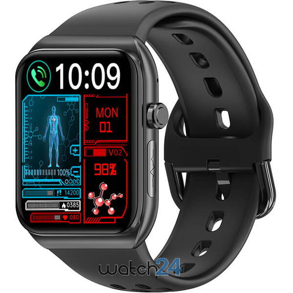 SmartWatch cu Apel Bluetooth, Glucometru, Analiza Impedantei Bioelectrice, EKG, HRV, Nivel Radiatii,  Temperatura Corporala, Ritm Cardiac, Nivel Oxigen, Tensiune Arteriala S777