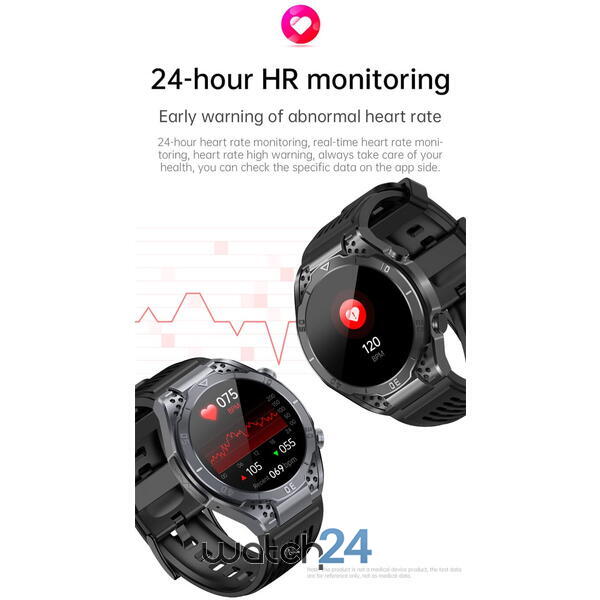 SmartWatch cu Apel Bluetooth, Glucometru, Analiza Impedantei Bioelectrice, EKG, HRV, Nivel Radiatii, Temperatura Corporala, Ritm Cardiac, Nivel Oxigen, Tensiune Arteriala S780