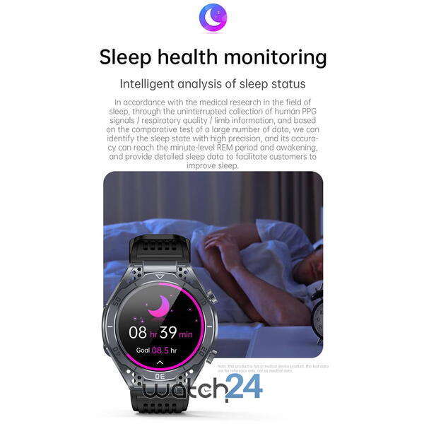 SmartWatch cu Apel Bluetooth, Glucometru, Analiza Impedantei Bioelectrice, EKG, HRV, Nivel Radiatii, Temperatura Corporala, Ritm Cardiac, Nivel Oxigen, Tensiune Arteriala S780