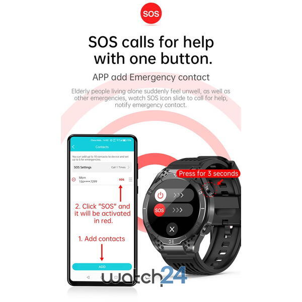 SmartWatch cu Apel Bluetooth, Glucometru, Analiza Impedantei Bioelectrice, EKG, HRV, Nivel Radiatii, Temperatura Corporala, Ritm Cardiac, Nivel Oxigen, Tensiune Arteriala S780