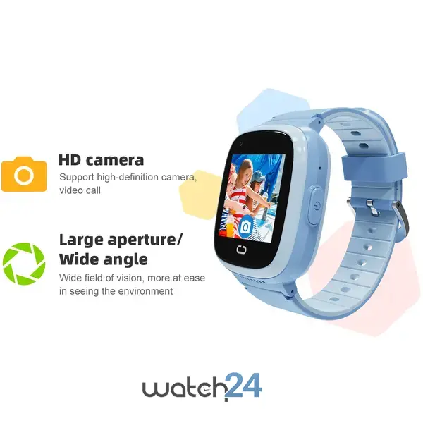 SmartWatch pentru copii cu Functie Telefon (SIM), 4G - Compatibil DIGI, GPS, SOS, Apel Video, Functie Spion, Calculator, Jocuri  S783