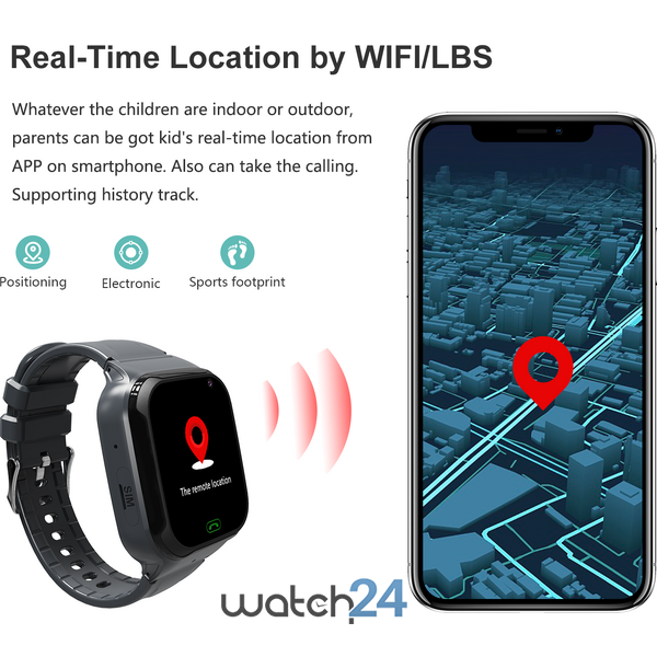 SmartWatch pentru copii cu Functie Telefon (SIM), 4G - Compatibil DIGI, GPS, SOS, Functie Spion, Calculator, Joc Matematica S787