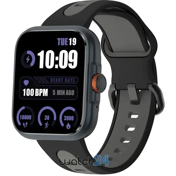 SmartWatch cu integrare Amazon Alexa, Apel Bluetooth, 1.78 inch, Afisaj Vreme, Numar SOS, Nivel Stres, Ritm Cardiac, Nivel Oxigen S791