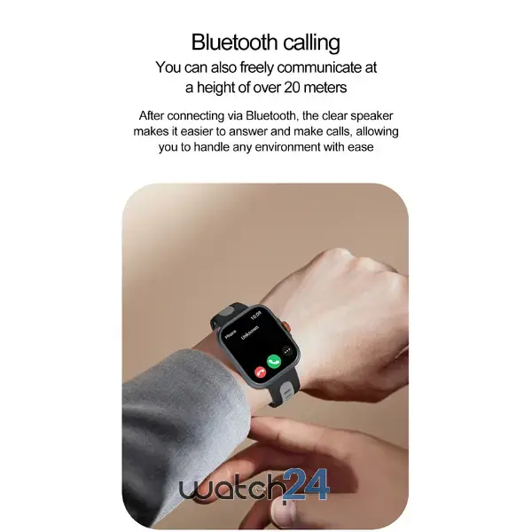 SmartWatch cu integrare Amazon Alexa, Apel Bluetooth, 1.78 inch, Afisaj Vreme, Numar SOS, Nivel Stres, Ritm Cardiac, Nivel Oxigen S791