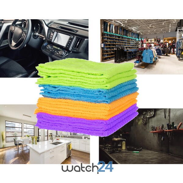 OFERTA 6+6 GRATIS Lavete microfibra, 30x30 Cm, Multicolor
