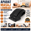 Aparat Pentru Masaj Lombar, Contribuie La Relaxarea Muschilor, Corectarea Posturii, Acupresiune, Tratarea Durerilor De Spate, Albastru/Negru
