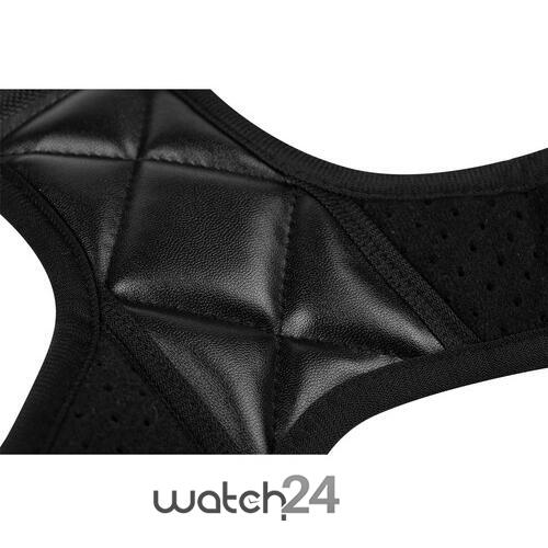 Corector de postura pentru indreptare spate, coloana si umeri, Negru, Marime reglabila