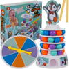 Joc de indemanare, Skiing penguin, Plastic, Multicolor