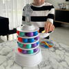 Joc de indemanare, Skiing penguin, Plastic, Multicolor
